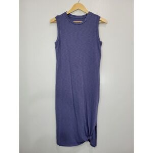 Universal Thread Sleeveless Tank Dress Women's S Knot Detail Casual‎ Blue